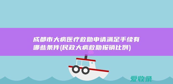 成都市大病医疗救助申请满足手续有哪些条件(民政大病救助报销比例)