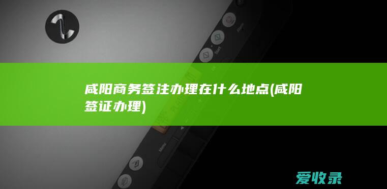 咸阳商务签注办理在什么地点(咸阳签证办理)