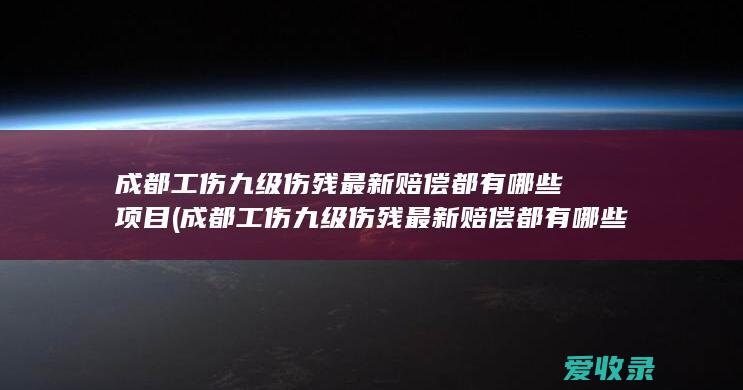 成都工伤九级伤残最新赔偿都有哪些项目(成都工伤九级伤残最新赔偿都有哪些项目啊)