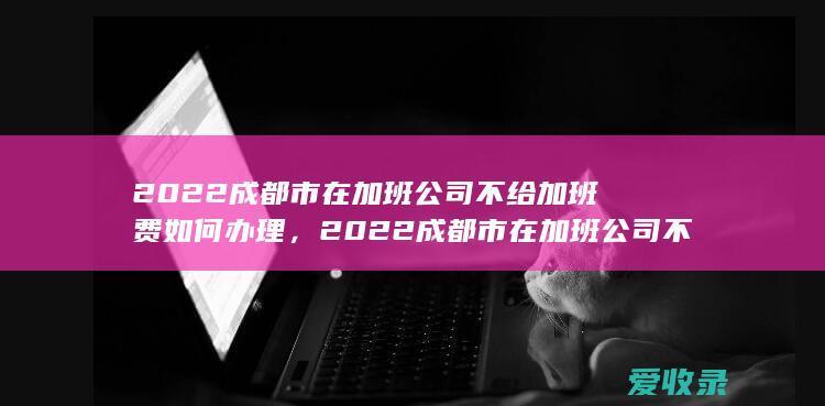 2022成都市在加班公司不给加班费如何办理，2022成都市在加班公司不给加班费怎么处理