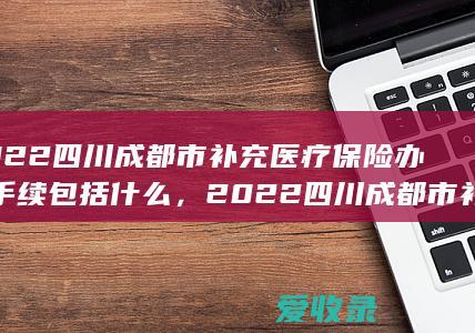 2022四川成都市补充医疗保险办理手续包括什么，2022四川成都市补充医疗保险办理需要什么手续