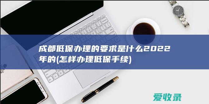 成都低保办理的要求是什么2022年的(怎样办理低保手续)