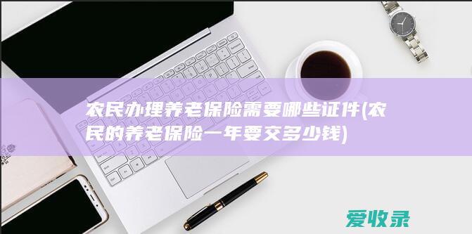 农民办理养老保险需要哪些证件(农民的养老保险一年要交多少钱)