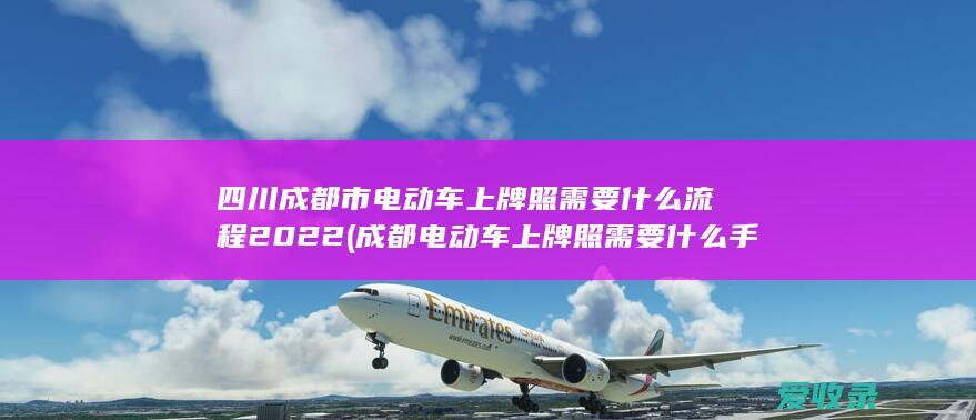 四川成都市电动车上牌照需要什么流程2022(成都电动车上牌照需要什么手续)