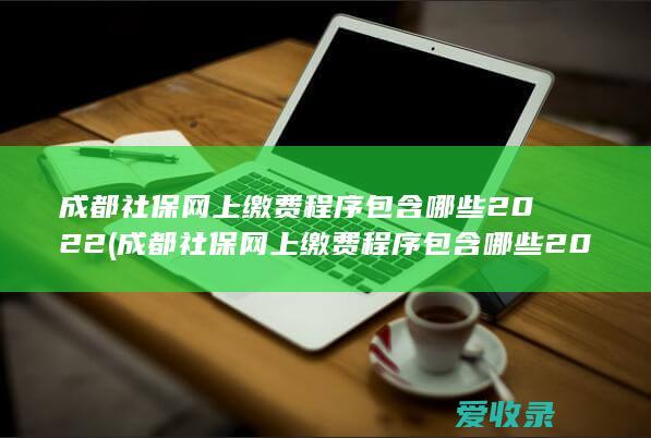 成都社保网上缴费程序包含哪些2022(成都社保网上缴费程序包含哪些2022年的)