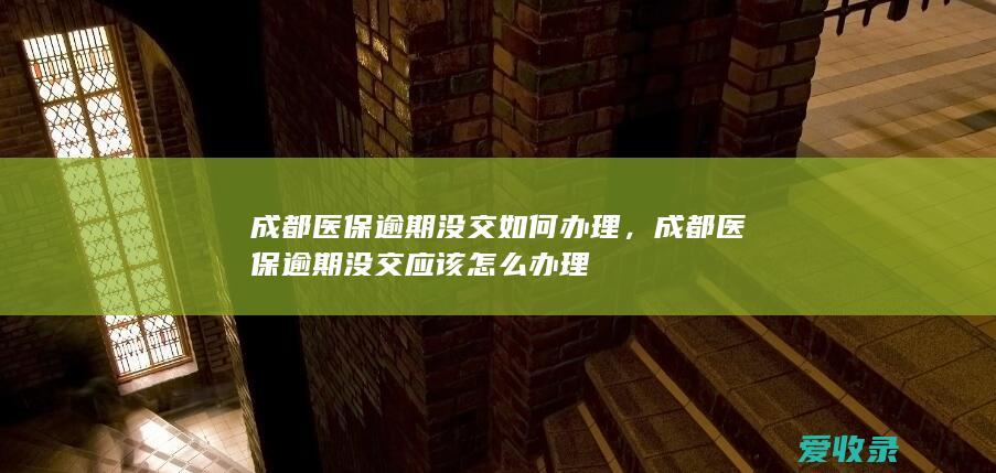 成都医保逾期没交如何办理，成都医保逾期没交应该怎么办理