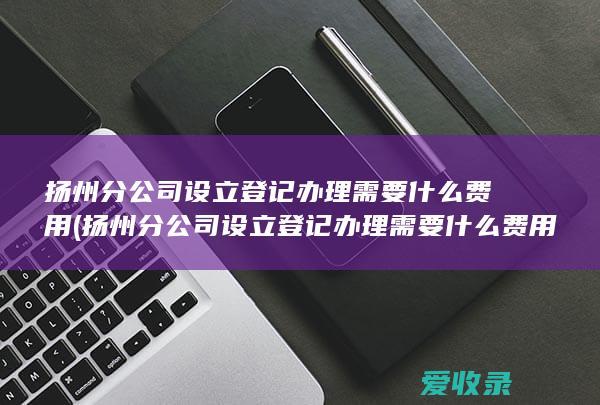 扬州分公司设立登记办理需要什么费用(扬州分公司设立登记办理需要什么费用呢)