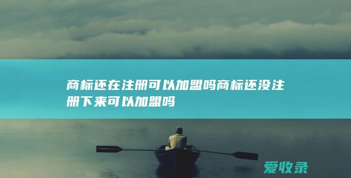 商标还在注册可以加盟吗 商标还没注册下来可以加盟吗