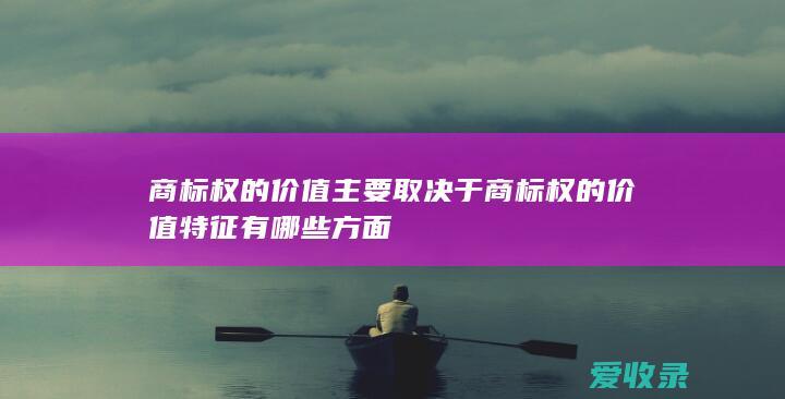 商标权的价值主要取决于 商标权的价值特征有哪些方面