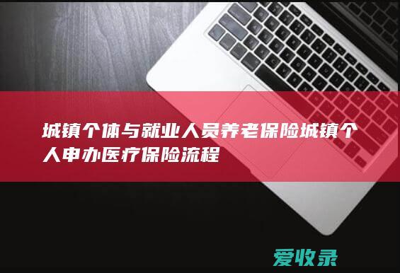 城镇个体与就业人员养老保险 城镇个人申办医疗保险流程