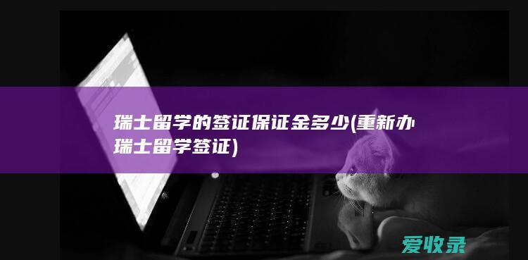 瑞士留学的签证保证金多少(重新办瑞士留学签证)