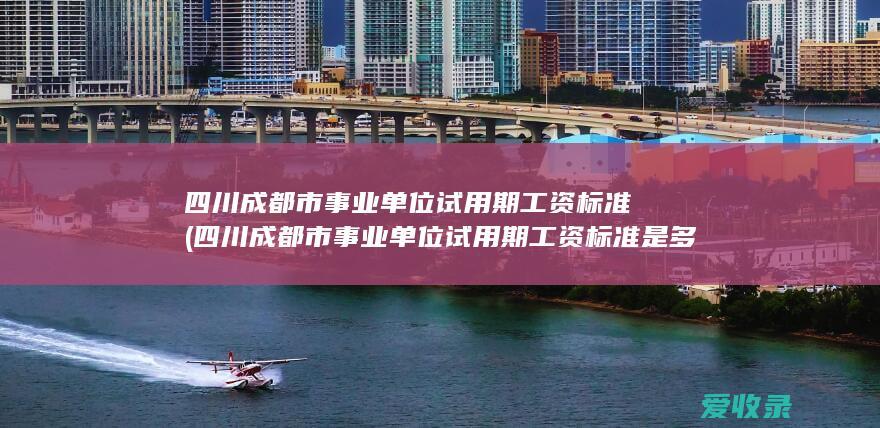 四川成都市事业单位试用期工资标准(四川成都市事业单位试用期工资标准是多少)