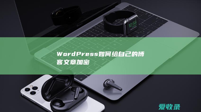 WordPress如何给自己的博客文章加密