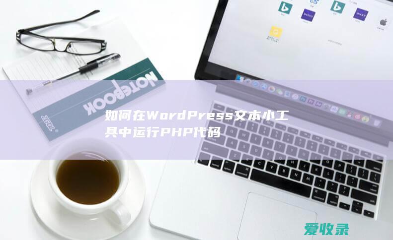 如何在WordPress文本小工具中运行PHP代码