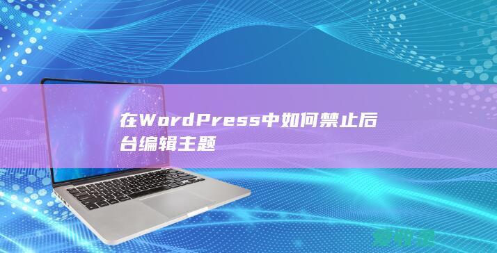 在WordPress中如何禁止后台编辑主题