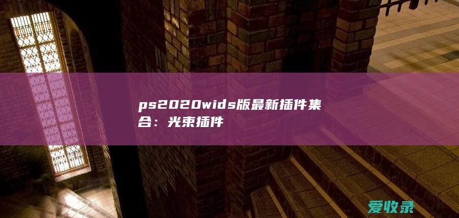 ps2020wids版最新插件集合：光束插件