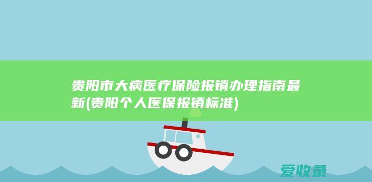 贵阳市大病医疗保险报销办理指南最新(贵阳个人医保报销标准)