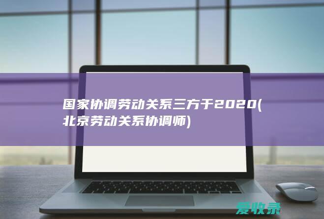 国家协调劳动关系三方于2020(北京劳动关系协调师)