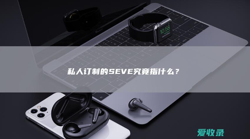 私人订制的SEVE究竟指什么？