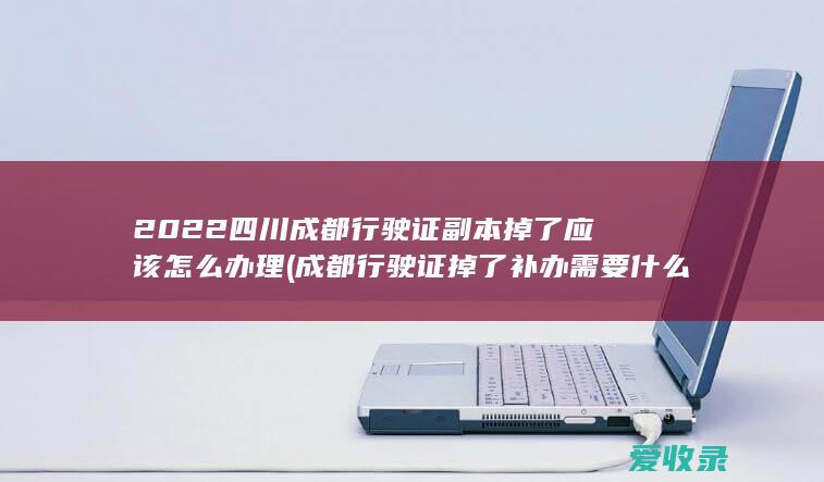 2022四川成都行驶证副本掉了应该怎么办理(成都行驶证掉了补办需要什么手续)