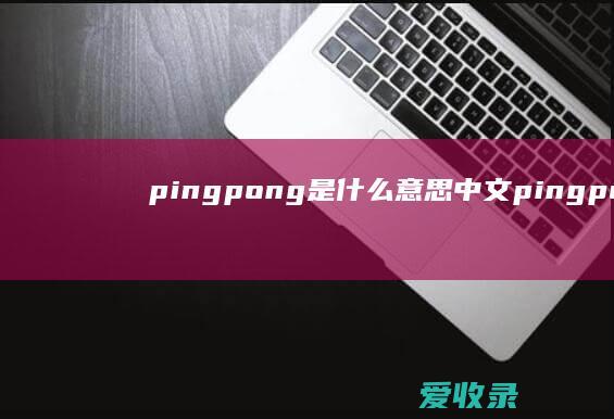 pingpong是什么意思中文 pingpong什么意思