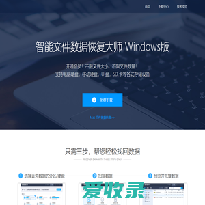 免费文件数据恢复软件: