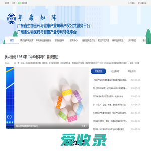 广东省生物医药与健康产业知识产权公共服务平台
