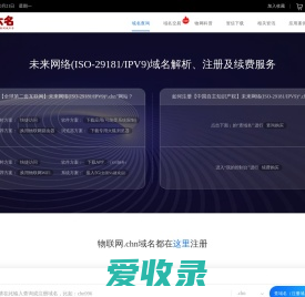 未来网络物联网.chn域名查询购买