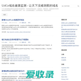 UrlCe域名健康监测