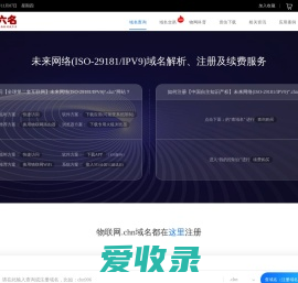 未来网络物联网.chn域名查询购买