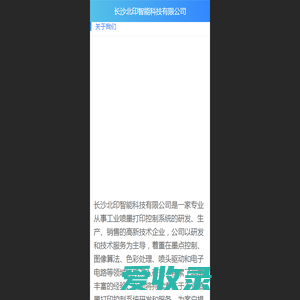 北印智能科技有限公司,喷墨打印控制系统,广告